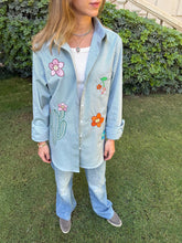 Groovy Green Embroidery Shirt