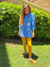 Sunshine For The Soul Blue Linen Shirt