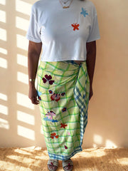 Sky Bloom Sarong Set