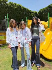 Smilier World Embroidery Shirt