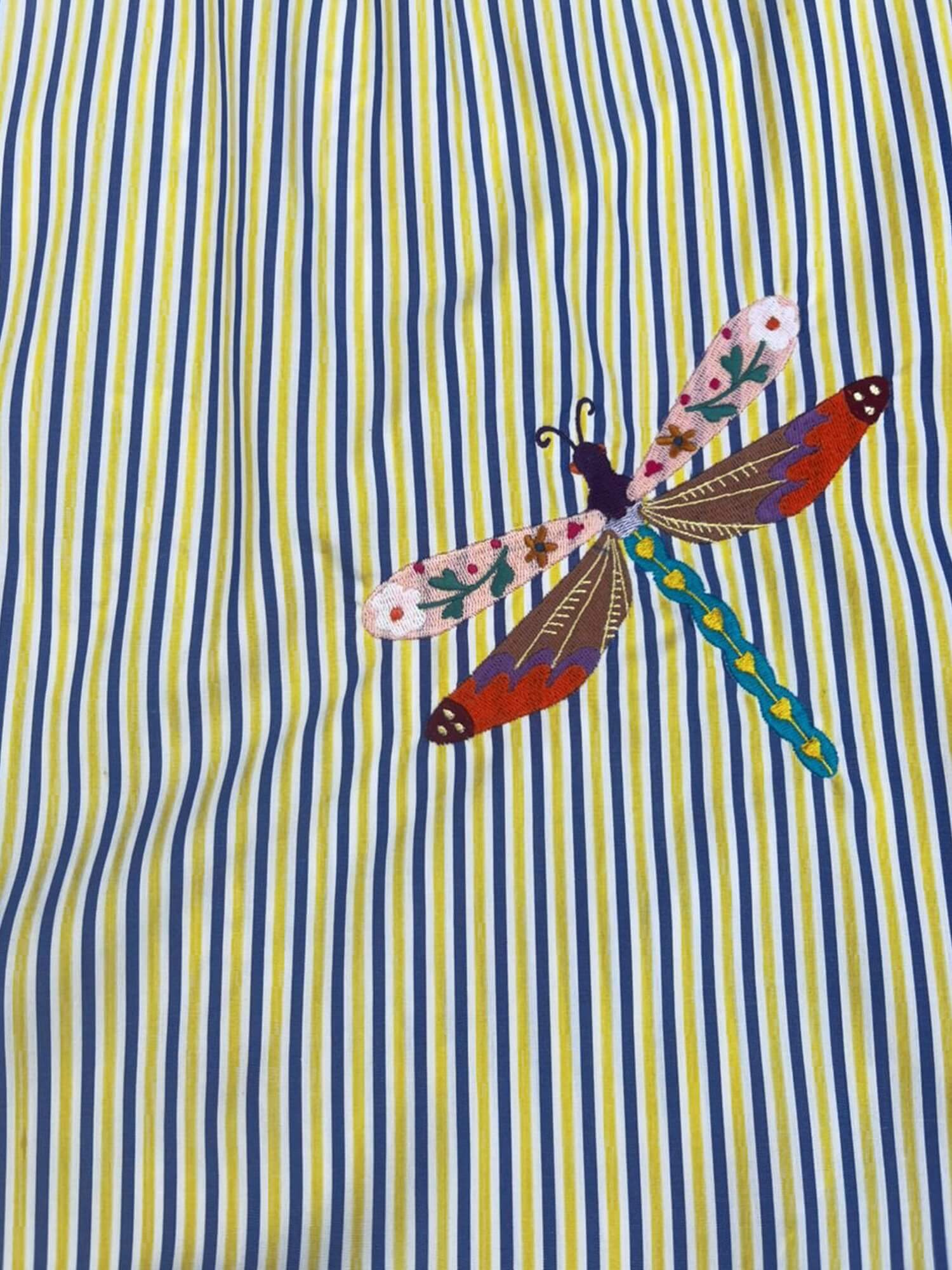 Dragonfly Magic Embroidery Shirt