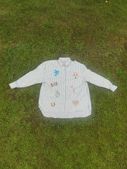 Dragonfly Magic Embroidery Shirt