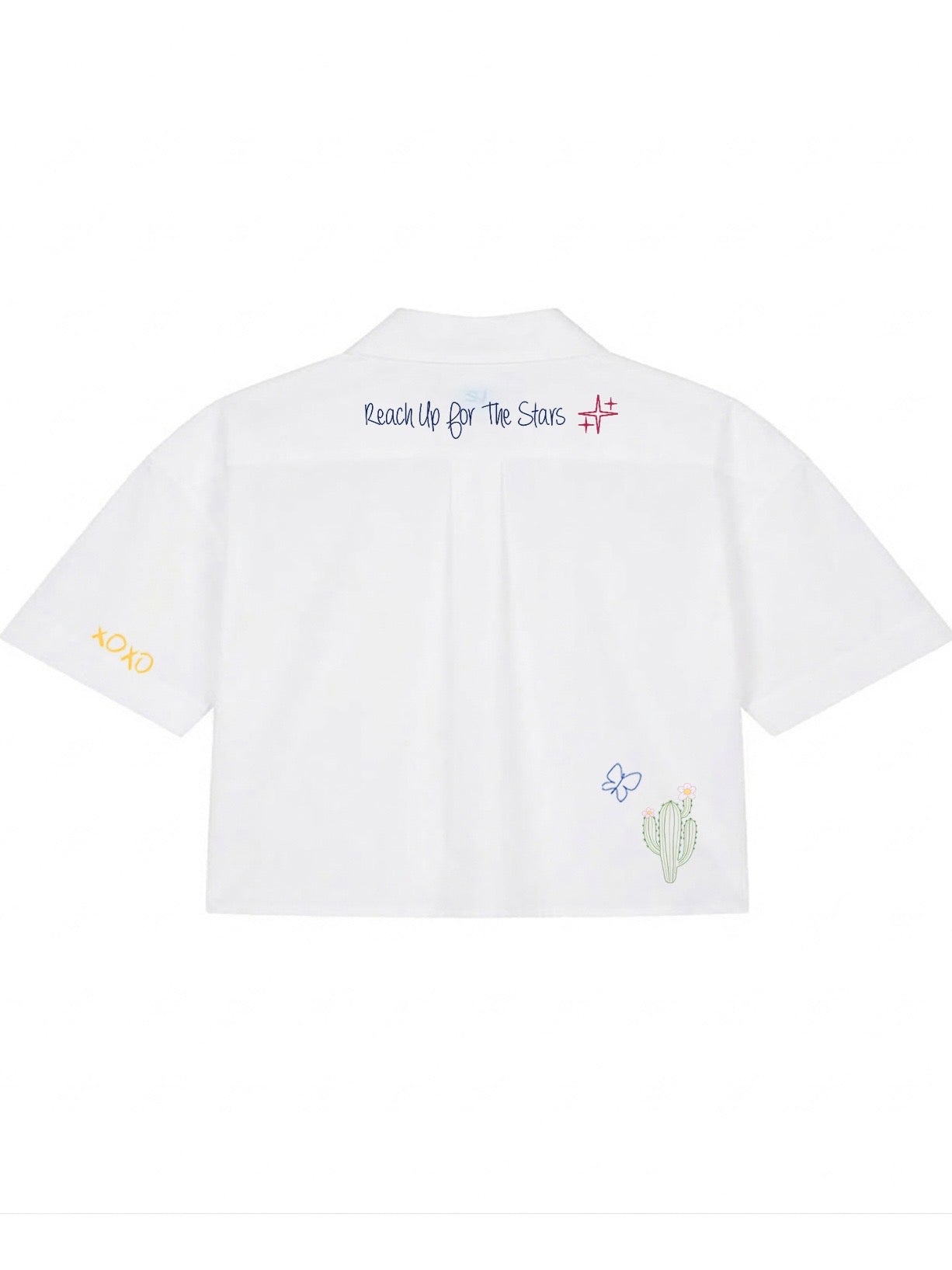 Head In The Clouds Crop Shirt
