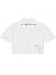 Head In The Clouds Crop Shirt