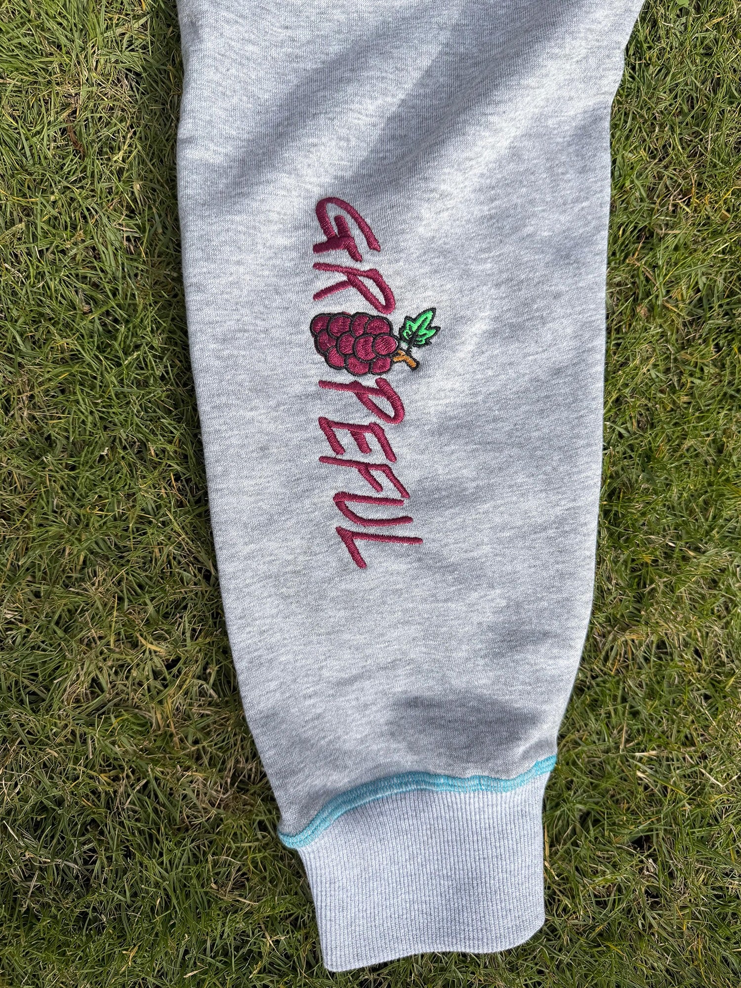 Grapeful Embroidery Sweater