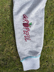 Grapeful Embroidery Sweater