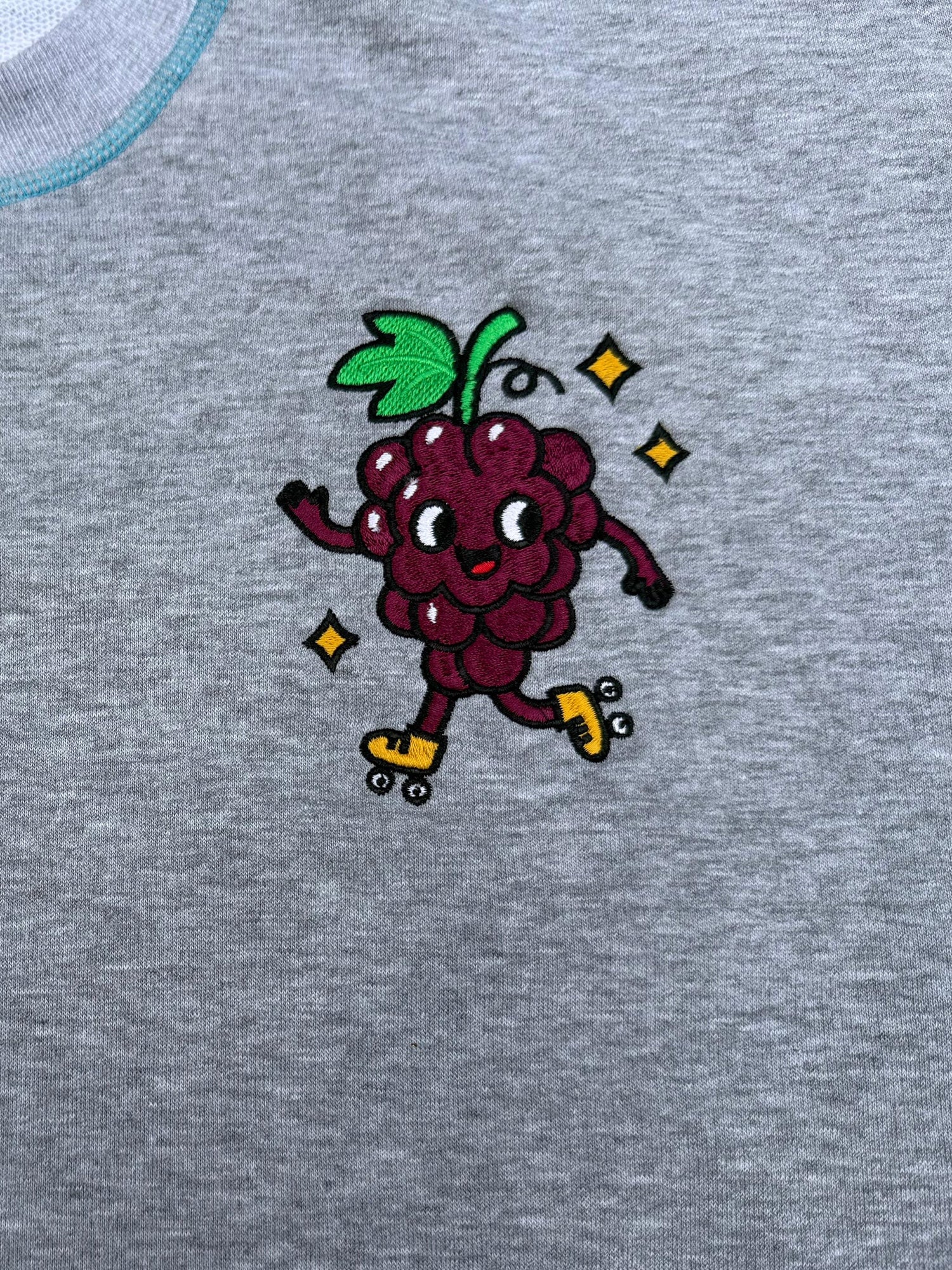 Grapeful Embroidery Sweater
