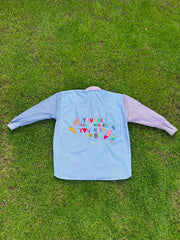 Lucky Stripes Embroidery Shirt