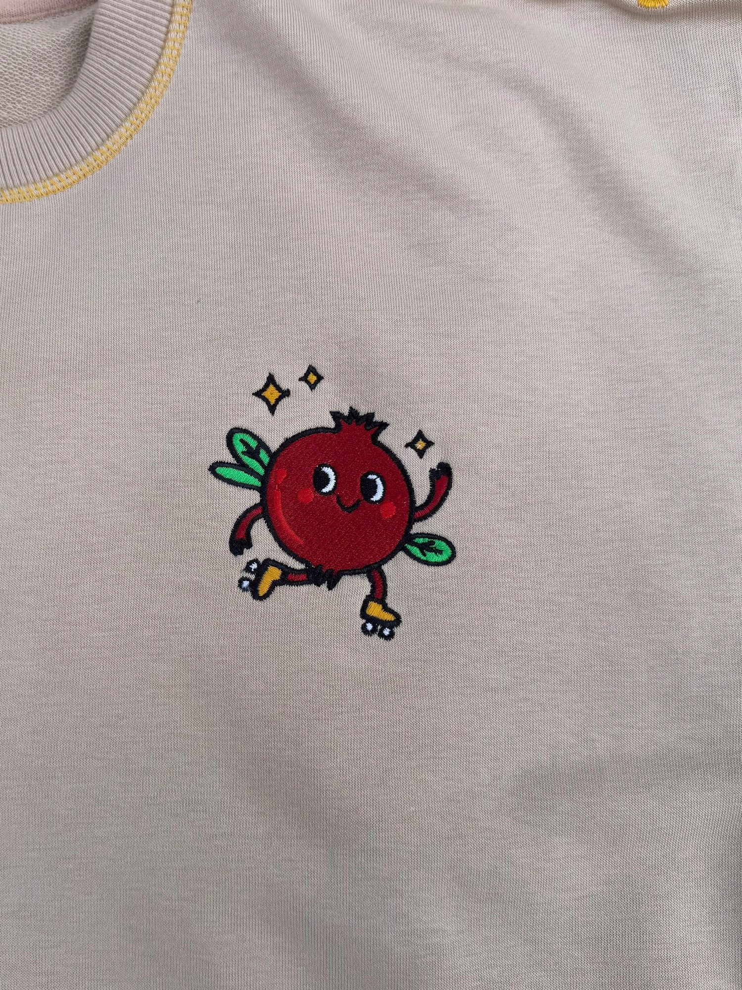 Pomtastic Embroidery Sweater