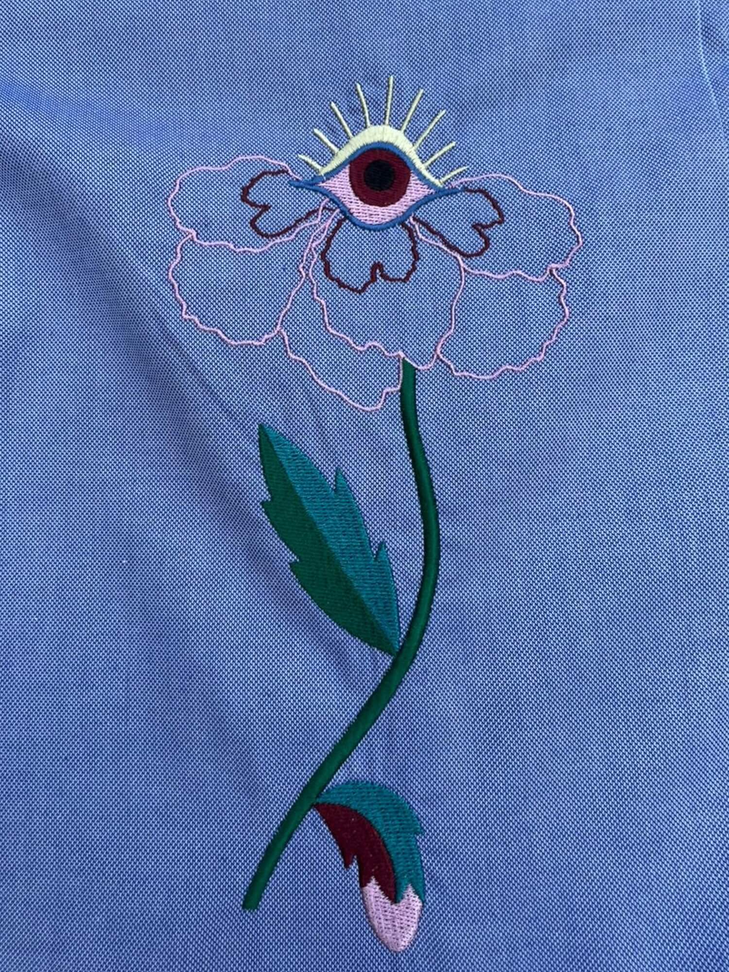 Bee Wild Embroidery Shirt