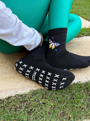 Strength Embroidery Socks