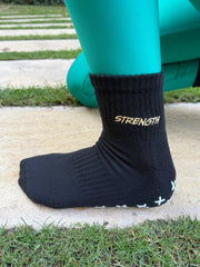 Strength Embroidery Socks