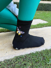 Strength Embroidery Socks