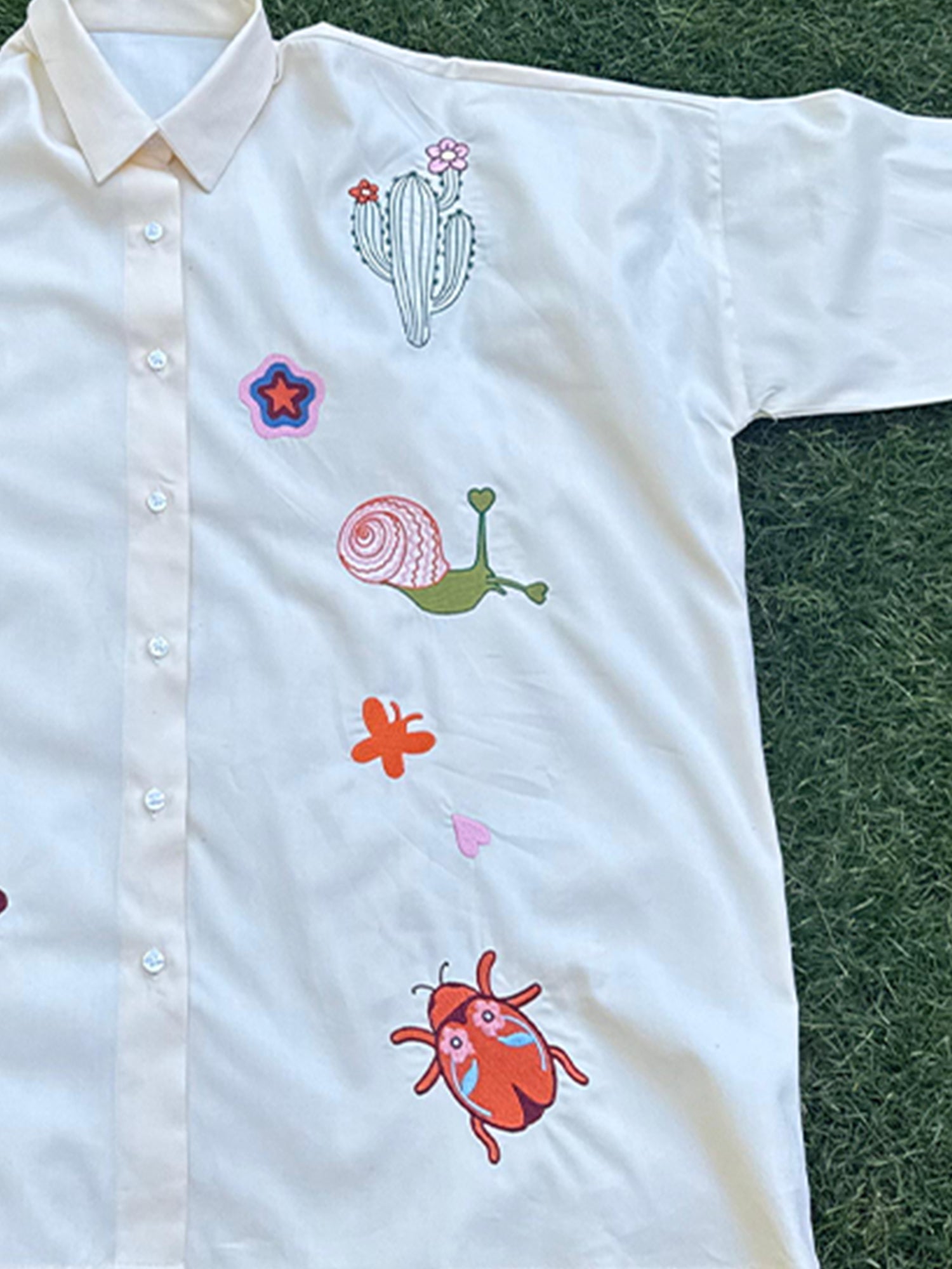 Butterbug Embroidery Shirt