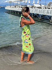 Sky Bloom Sarong Set