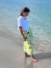 Sky Bloom Sarong Set