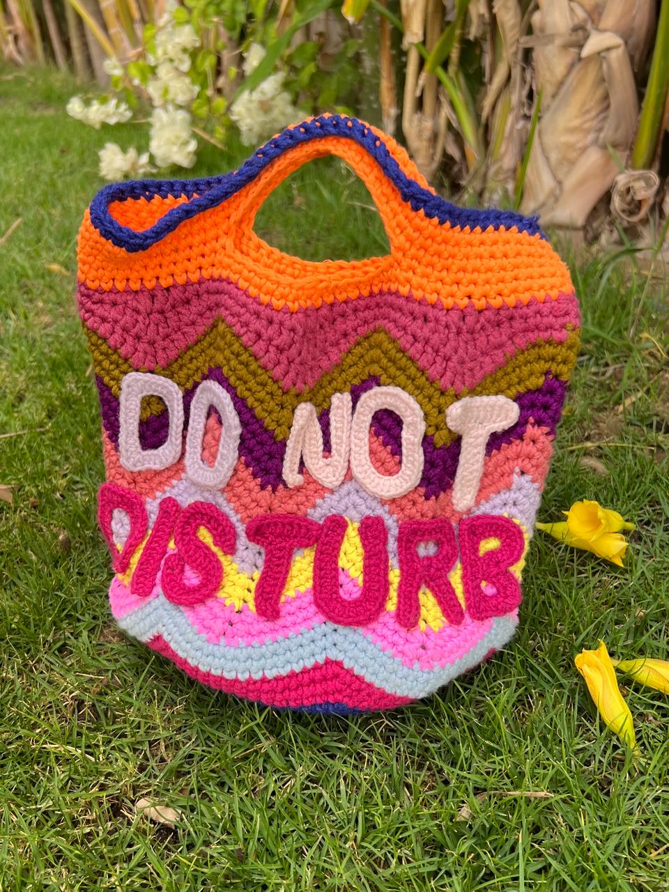 Do Not Disturb Crochet Bag