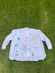 Smilier World Embroidery Shirt
