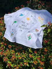 Smilier World Embroidery Shirt