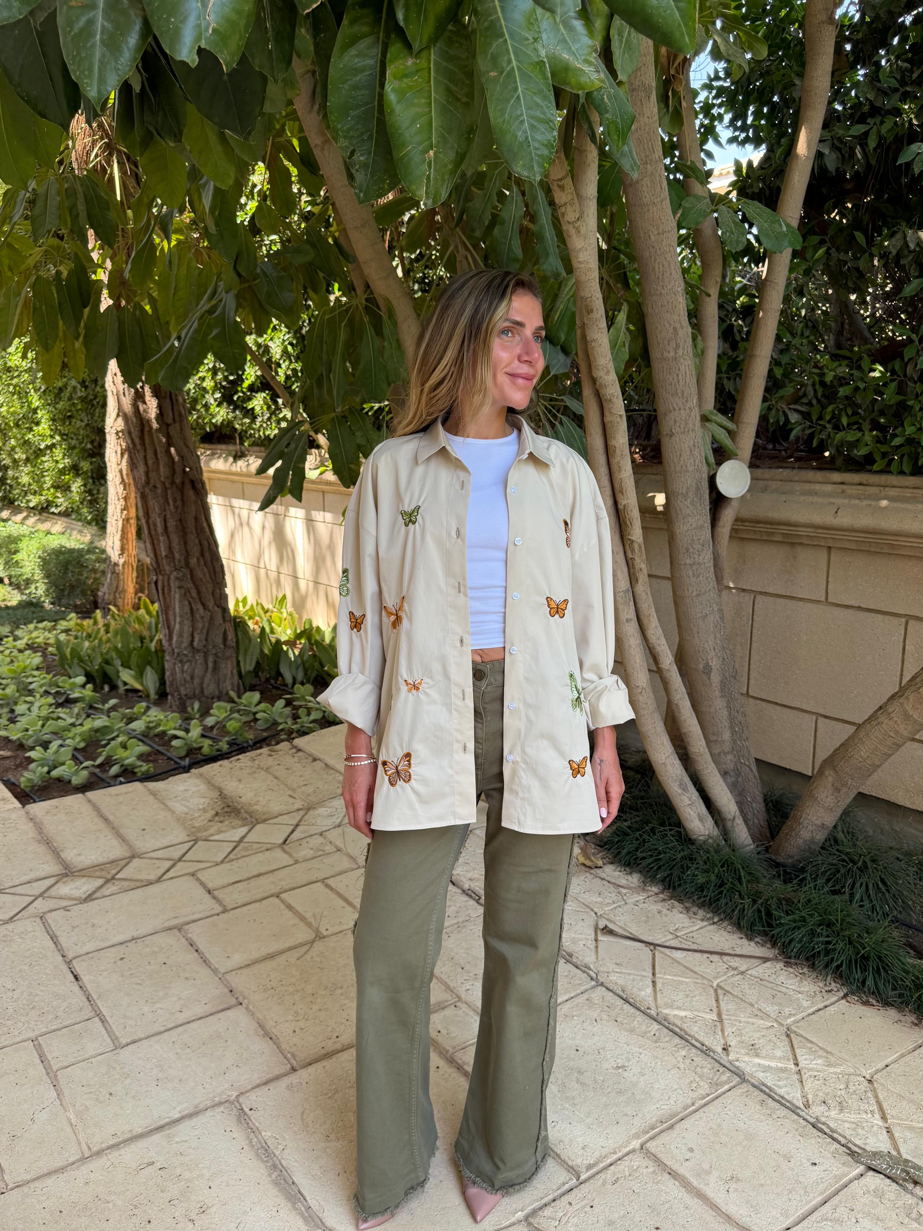 Wild Wings Embroidery Shirt