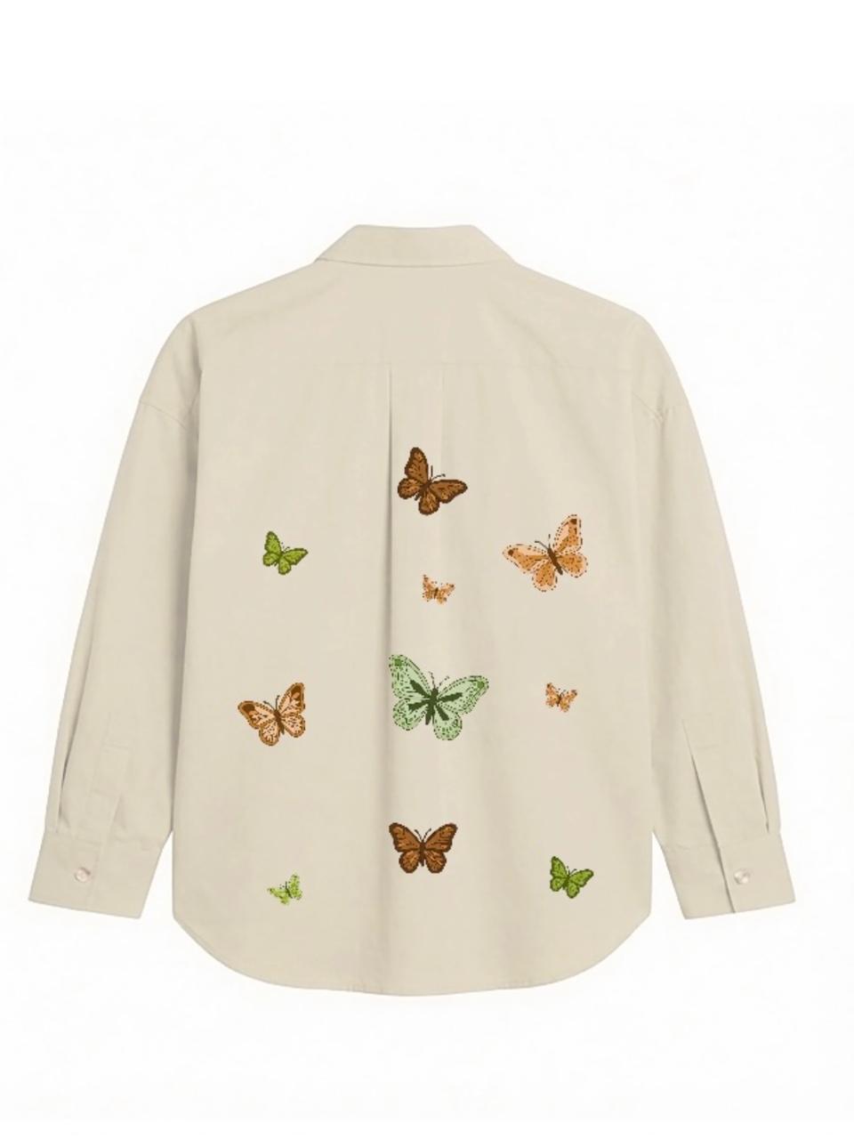 Wild Wings Embroidery Shirt