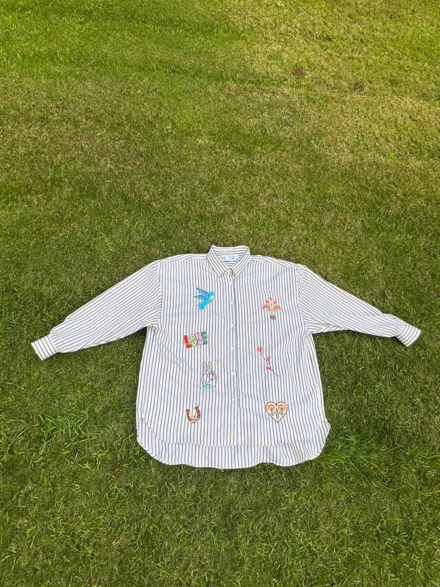 Dragonfly Magic Embroidery Shirt